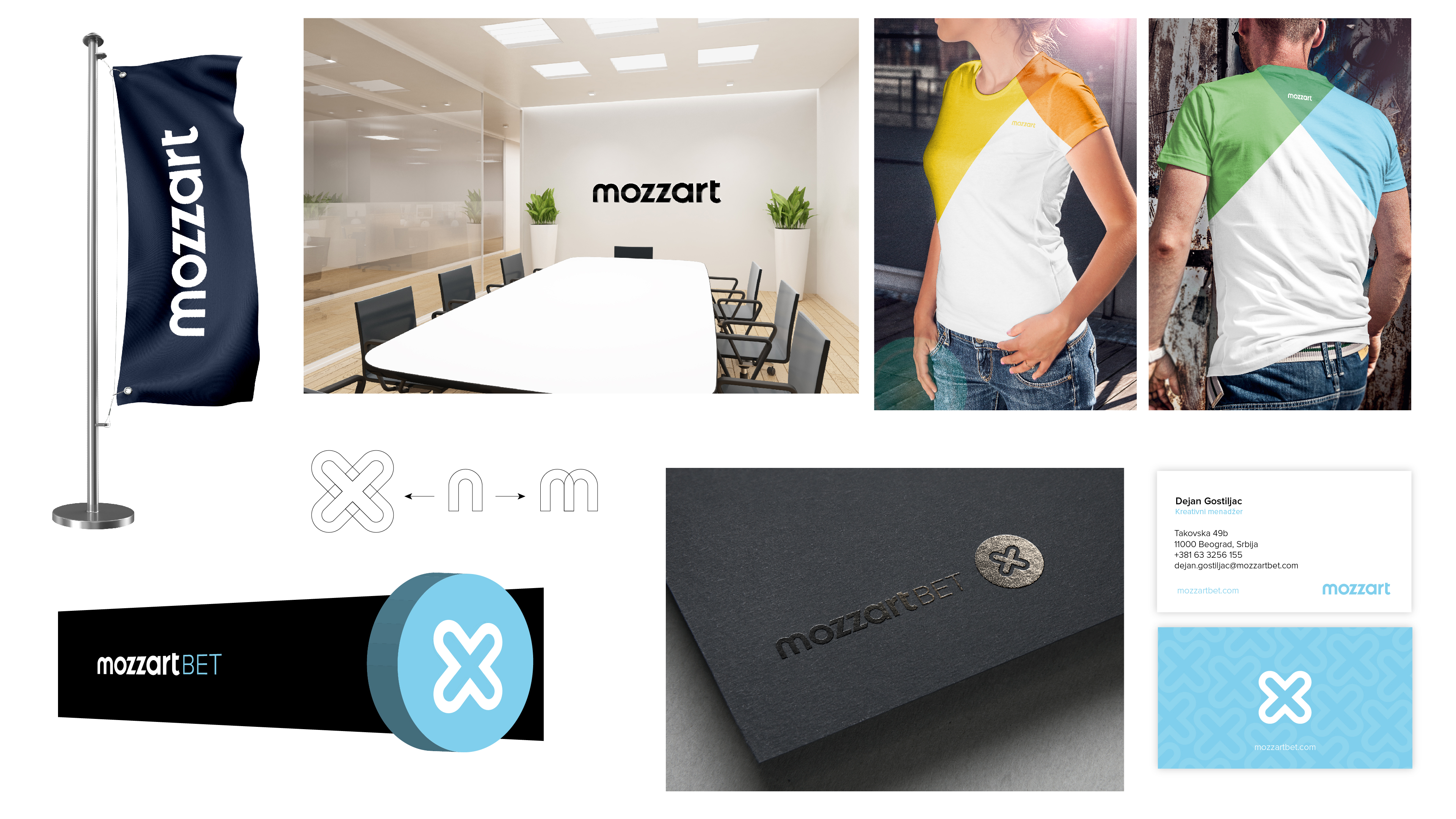 Mozzart new logo - applications